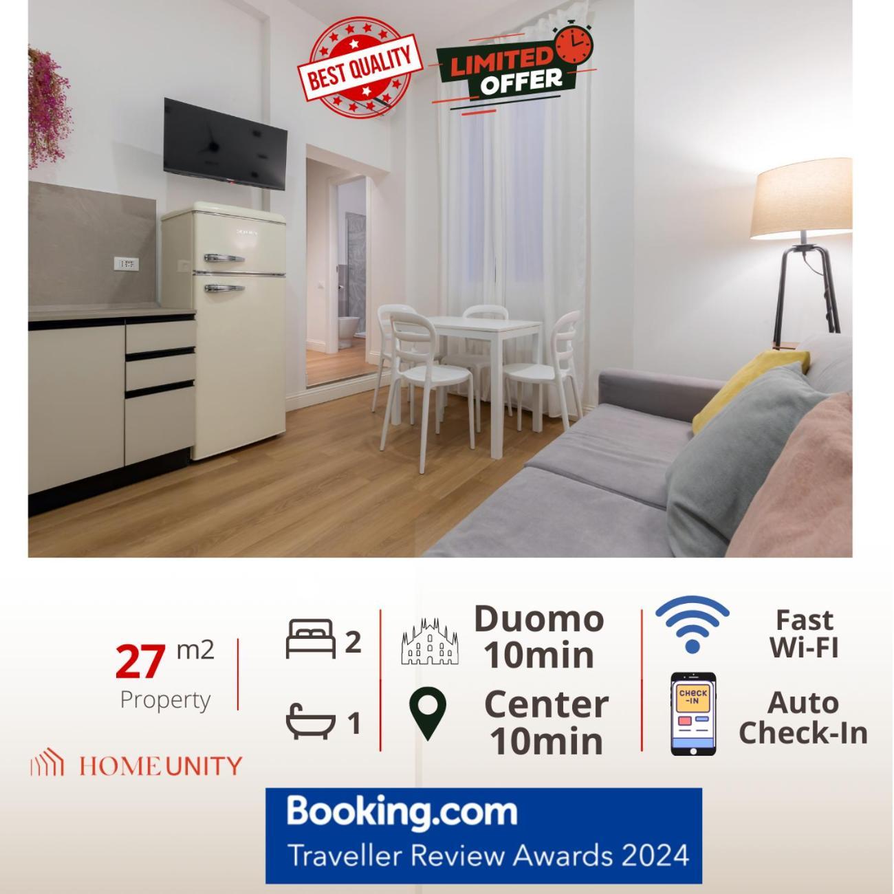 Appartamento Nuovo intimo APT a 10min dal Duomo Milano Esterno foto